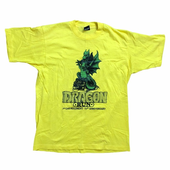 Vintage Other - 90s Vintage Dragon Graphic T-Shirt Screen Stars